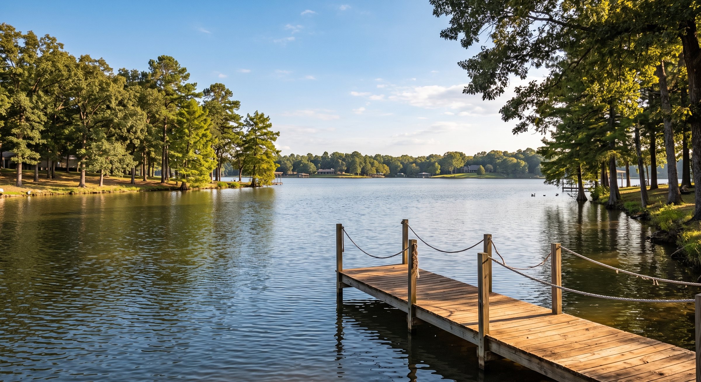 A North Texas lake landscape